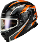 Gmax MD-01S Transistor Snow Helmet with Electric Shield and Rear LED Light