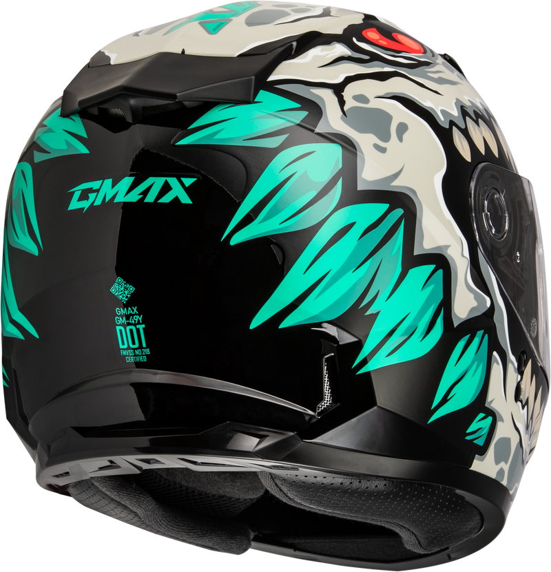 Gmax Youth GM-49Y Drax Full Face Snow Helmet