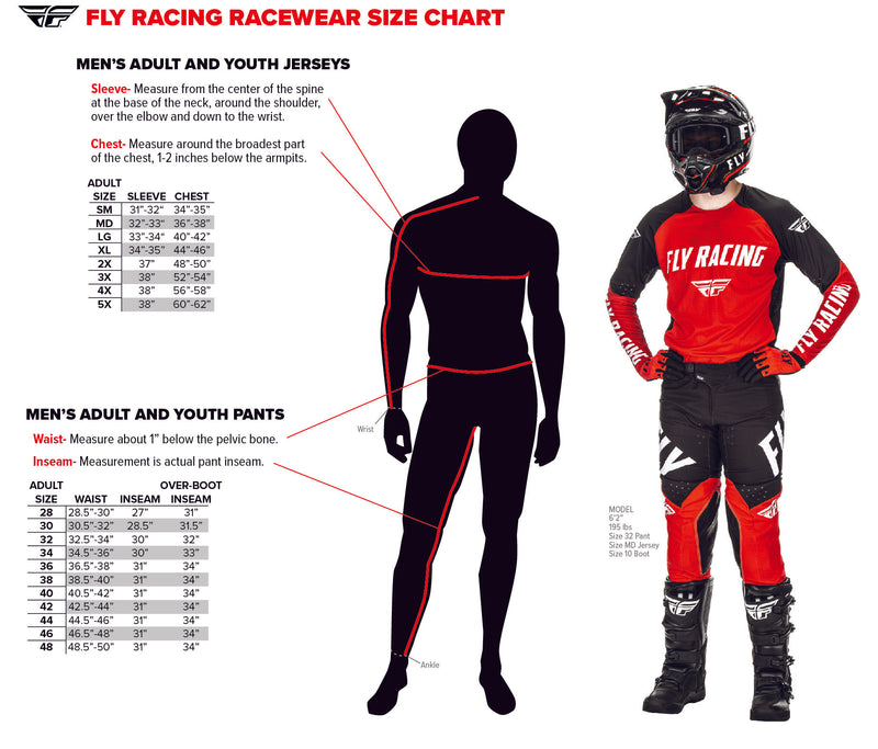 Fly Racing 2022 Adult Kinetic Wave Jersey (Light Grey/Red, Small)