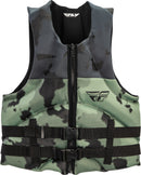 Fly Racing Neoprene Life Vest (Sage/Black, X-Large)