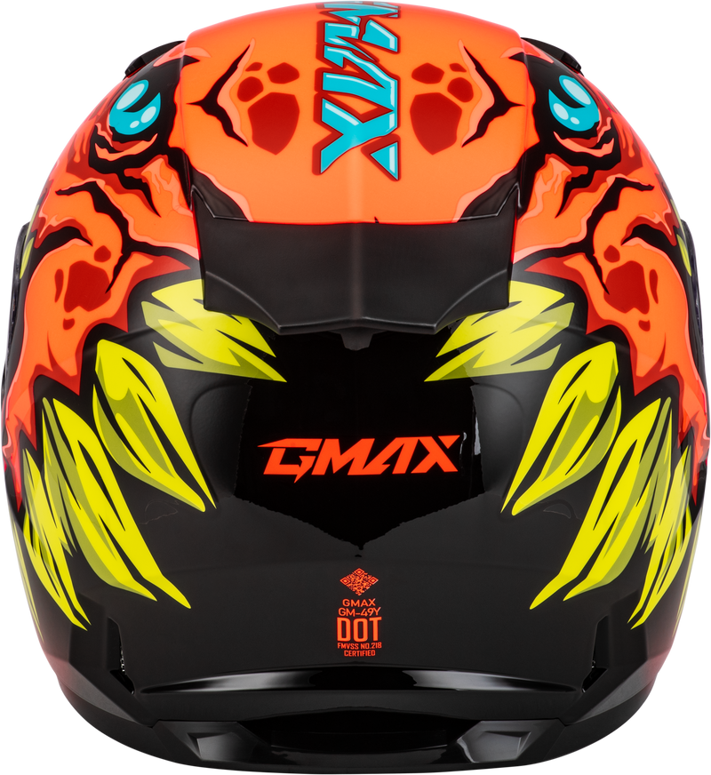 Gmax Youth GM-49Y Drax Full Face Street Helmet