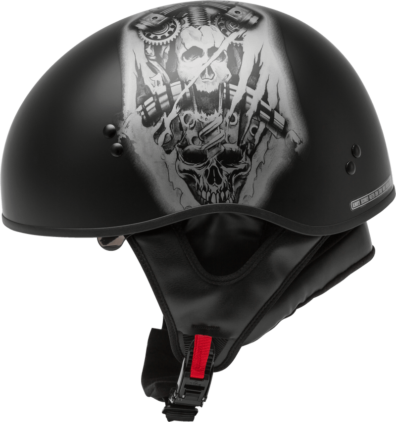 GMAX HH-65 Naked Motorcycle Street Half Helmet