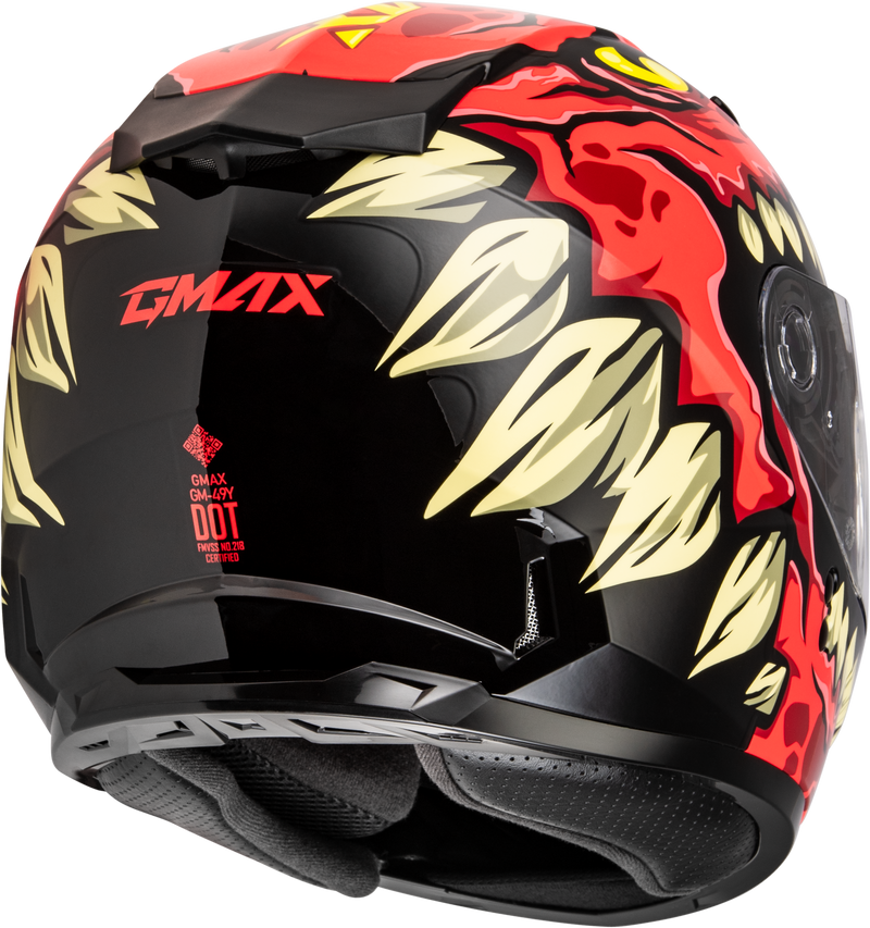 Gmax Youth GM-49Y Drax Full Face Street Helmet