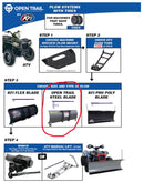 Open Trail Straight Blade 48"