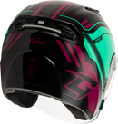 Gmax OF-87 Duke Open Face Helmet with Rear LED Light