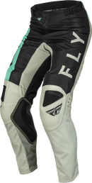 Fly Racing Kinetic Jet Pants (Black/Mint/Grey, 28)