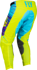 Fly Racing Kinetic Mesh Pants (Hi-Vis/Blue/Magenta, 28)