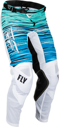 Fly Racing Kinetic Mesh Pants (White/Blue/Mint, 28)