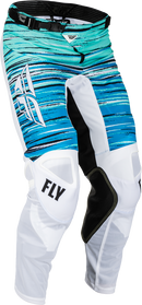 Fly Racing Kinetic Mesh Pants (White/Blue/Mint, 28)