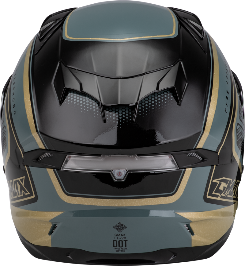 Gmax FF-98 Aftershock Full Face Helmet with Rear LED Light