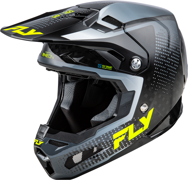 Fly Racing Adult Formula S Carbon Protocol MX ATV Off-Road Riding Helmet, DOT/FMVSS 218 Approved