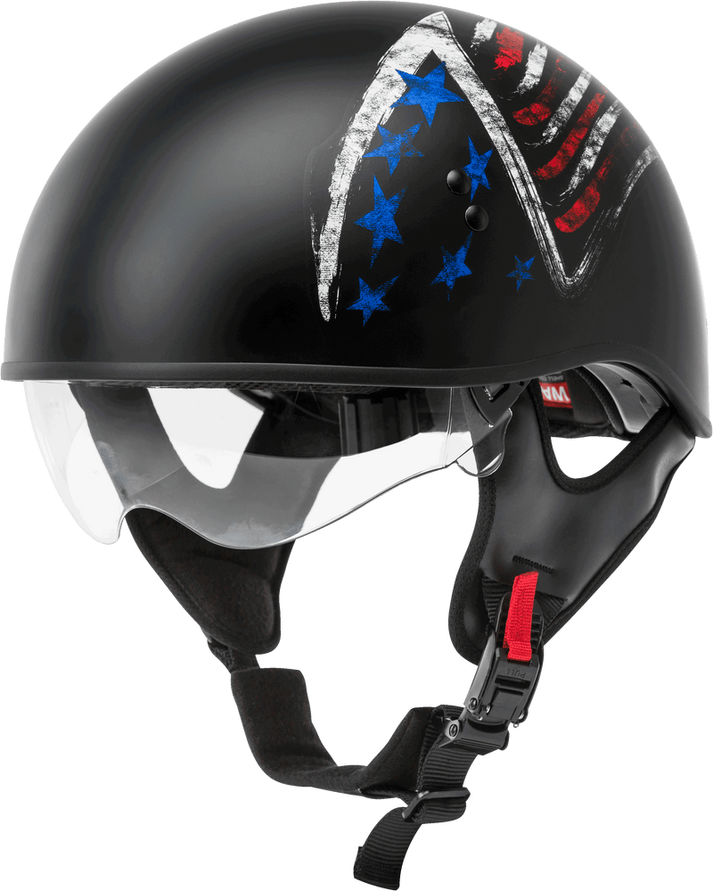 GMAX HH-65 Naked Motorcycle Street Half Helmet