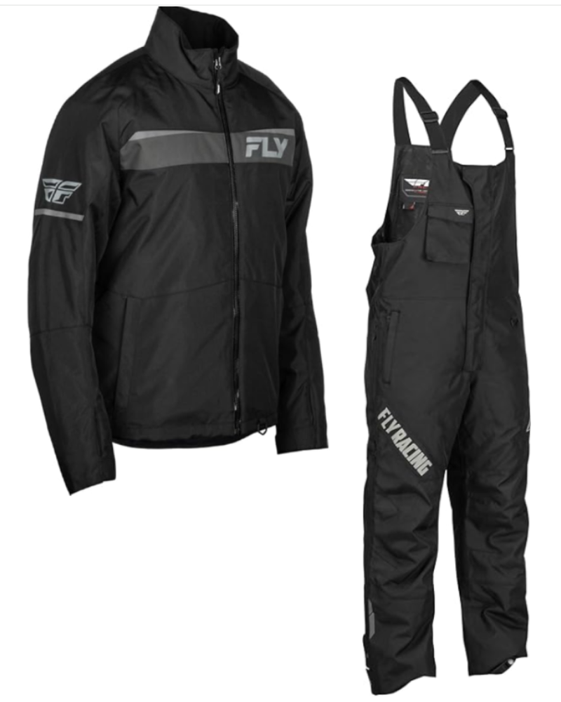 Fly Racing Aurora Snow Jacket/Bib Combo