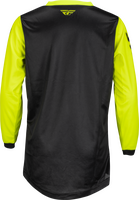 Fly Racing 2023 Youth F-16 Jersey (Black/Hi-Vis, Youth-X-Large)