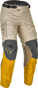Fly Racing Kinetic K121 Pants (Mustard/Stone/Grey, 20)