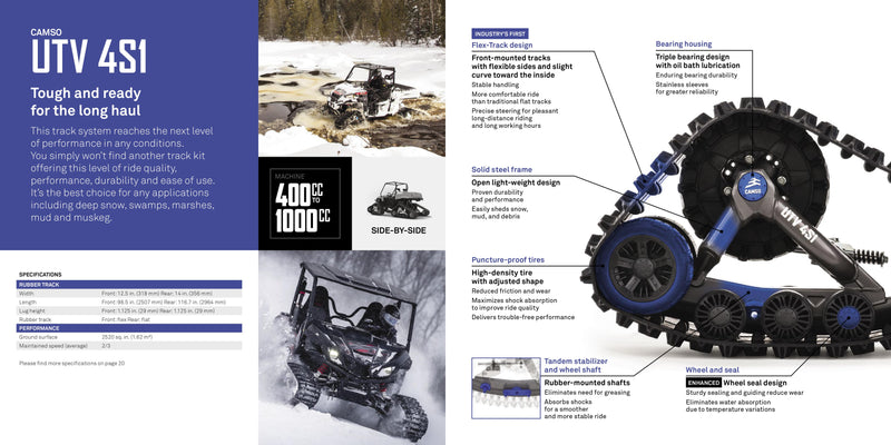 Camso 4S1 UTV Track Kit (fits most makes and models in-stock)