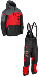 Fly Racing Carbon Snow Jacket and Bib Combo Set