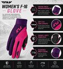 Fly Racing Women's F-16 Glove