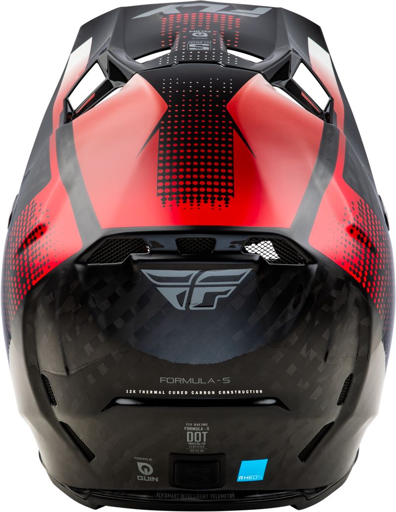 Fly Racing Adult Formula S Carbon Protocol MX ATV Off-Road Riding Helmet, DOT/FMVSS 218 Approved