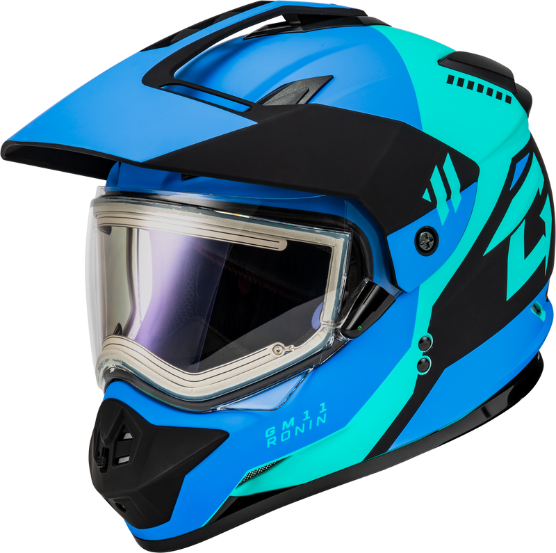 Gmax GM-11 Ronin Snow Helmet with Electric Shield