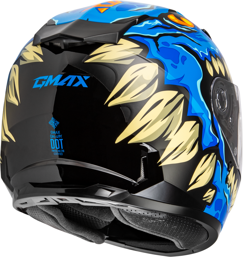 Gmax Youth GM-49Y Drax Full Face Snow Helmet