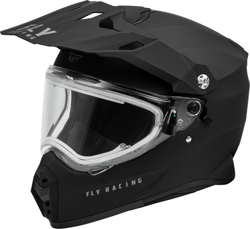 Fly Racing 73-31365X Trekker Cw Solid Helmet Electric Shield Grey Xl