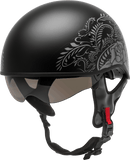 GMAX HH-65 Naked Motorcycle Street Half Helmet