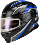 Gmax MD-01S Transistor Snow Helmet with Electric Shield and Rear LED Light