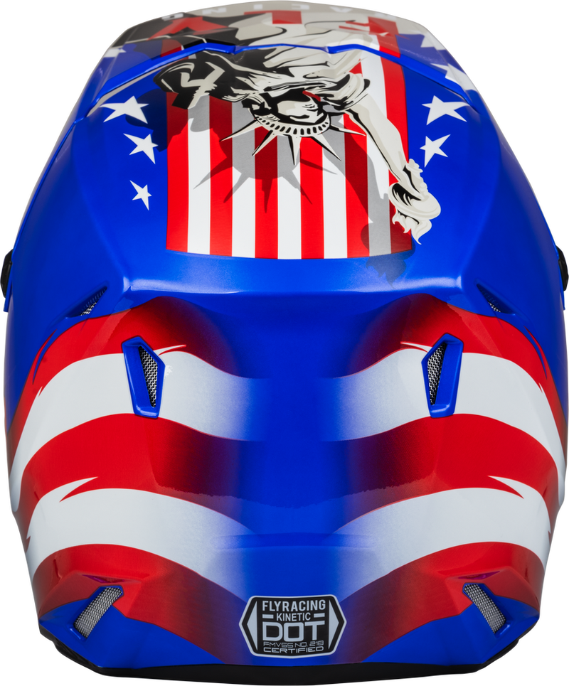 Fly Racing Kinetic Patriot Helmet (Youth Small)