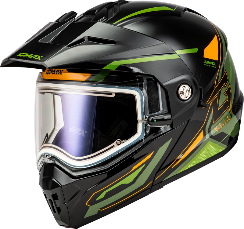 Gmax MD-74S Spectre Modular Snow Helmet with Electric Shield