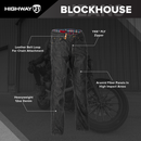 Highway 21 Blockhouse Straight-Leg Motorcycle Riding Jeans