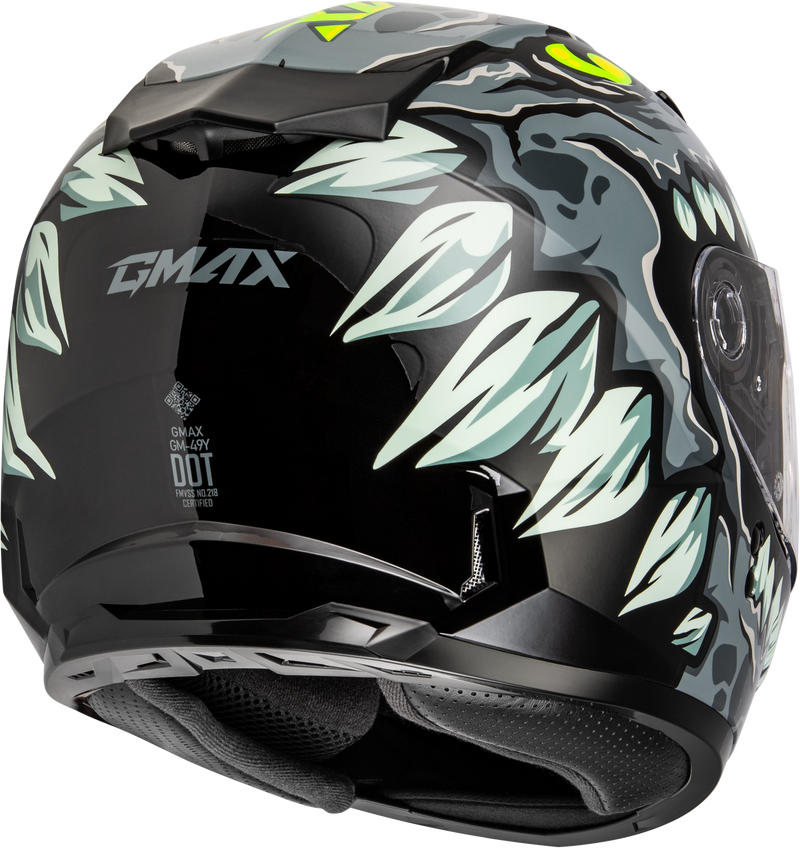 Gmax Youth GM-49Y Drax Full Face Street Helmet