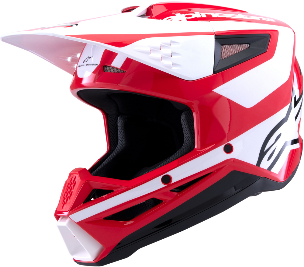 Alpinestars SM3 Heat Helmet Small / Gloss Red/White/Black Alpinestars SM3 Heat Helmet Small / Gloss Red/White/Black