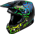 Fly Racing Adult Formula S Carbon Protocol MX ATV Off-Road Riding Helmet, DOT/FMVSS 218 Approved