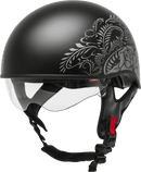 GMAX HH-65 Naked Motorcycle Street Half Helmet