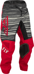 Fly Racing Youth Kinetic Wave Pants (Red/Grey, 18)