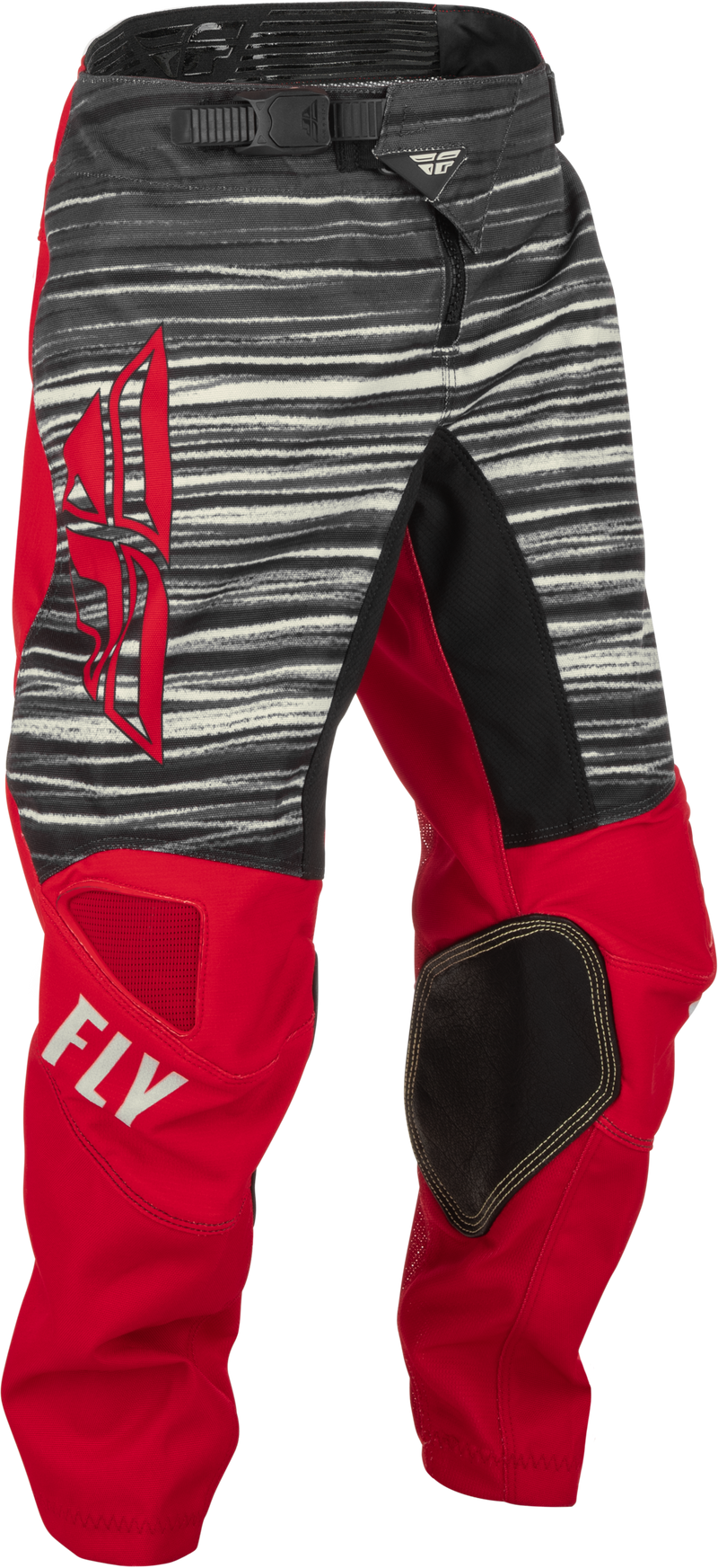Fly Racing 2022 Youth Kinetic Wave Pants (Red/Grey, 18)