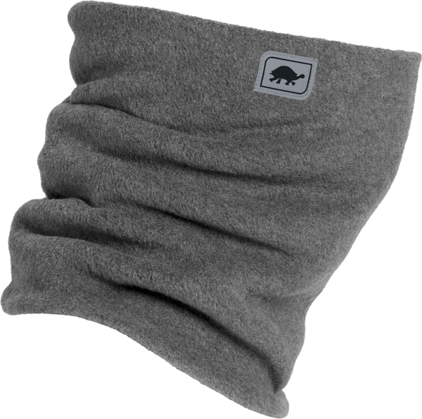 Turtle Fur Fleece Double Layer Neck Warmer, Charcoal