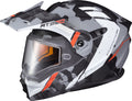 ScorpionEXO AT950 Cold Weather Adventure Modular Helmet With Electric Shield (Matte Grey, Large)