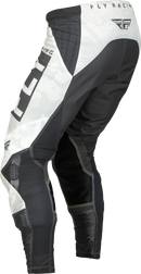 Fly Racing Men's Lite Stealth White/Grey Adult Moto Gear Set - Pant and Jersey Combo (2X/36)