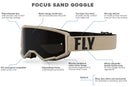 Fly Racing Focus Sand Goggles