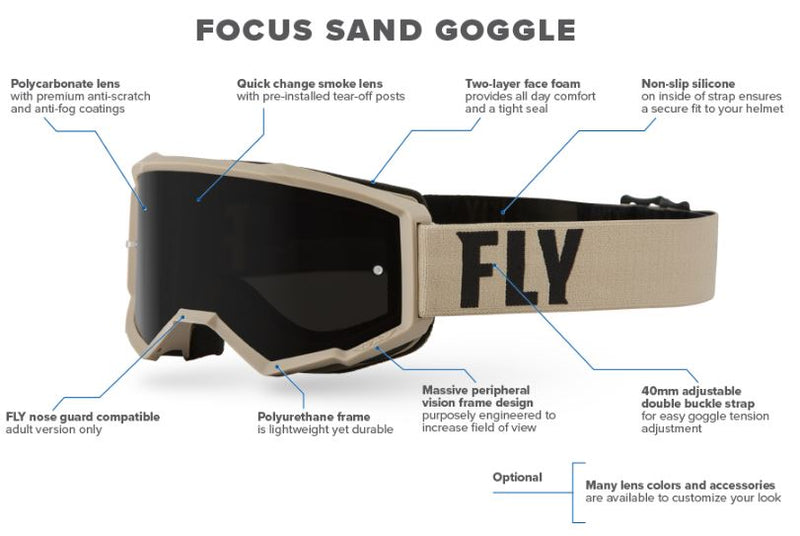 Fly Racing Focus Goggles