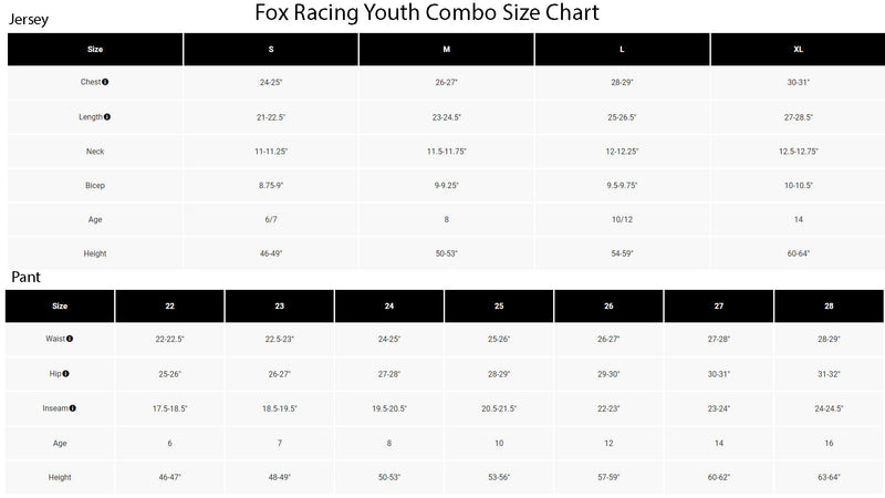 Fox Racing Youth 180 Toxsyk MX/ATV/UTV Jersey and Pant Combo Set