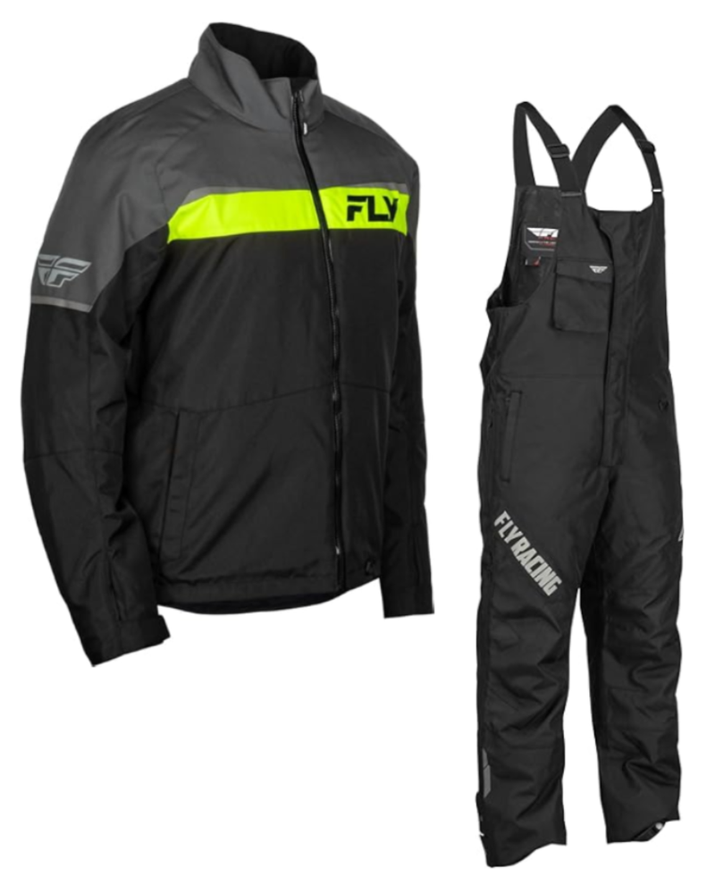 Fly Racing Aurora Snow Jacket/Bib Combo