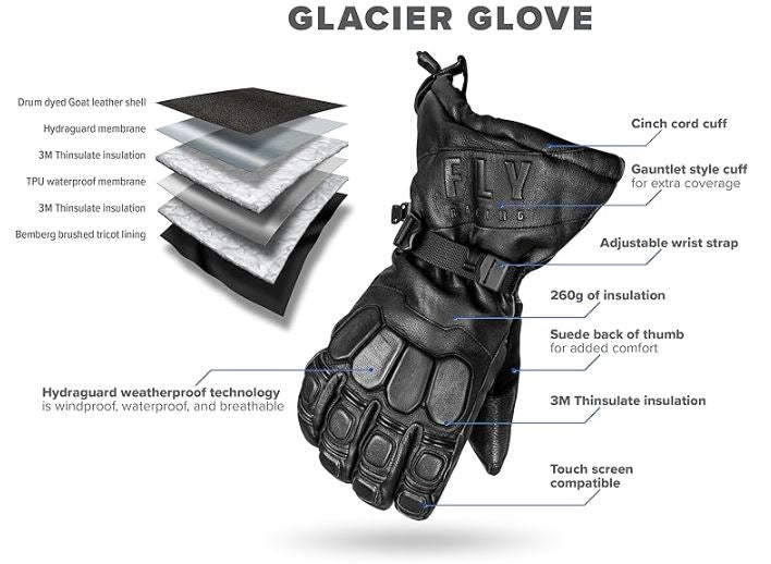 Fly Racing Snow Glacier Glove