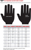 Fly Racing Kinetic Blur Gloves (Black/Grey, X-Large)