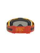 Alpinestars Vision 8 Amber Goggles - Fire Red/Black - Mirror Red Lens
