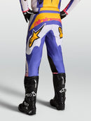 Alpinestars Fluid Drag Motocross Pants (Light Lilac Blue Iris Gold, 30)