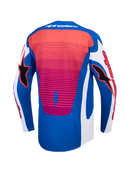 Alpinestars Techstar Maven Jersey (White Hot Coral Blithe Blue, Small)