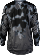 Fly Racing Men's Kinetic Blur Jersey  (Black/Grey, X-Large)